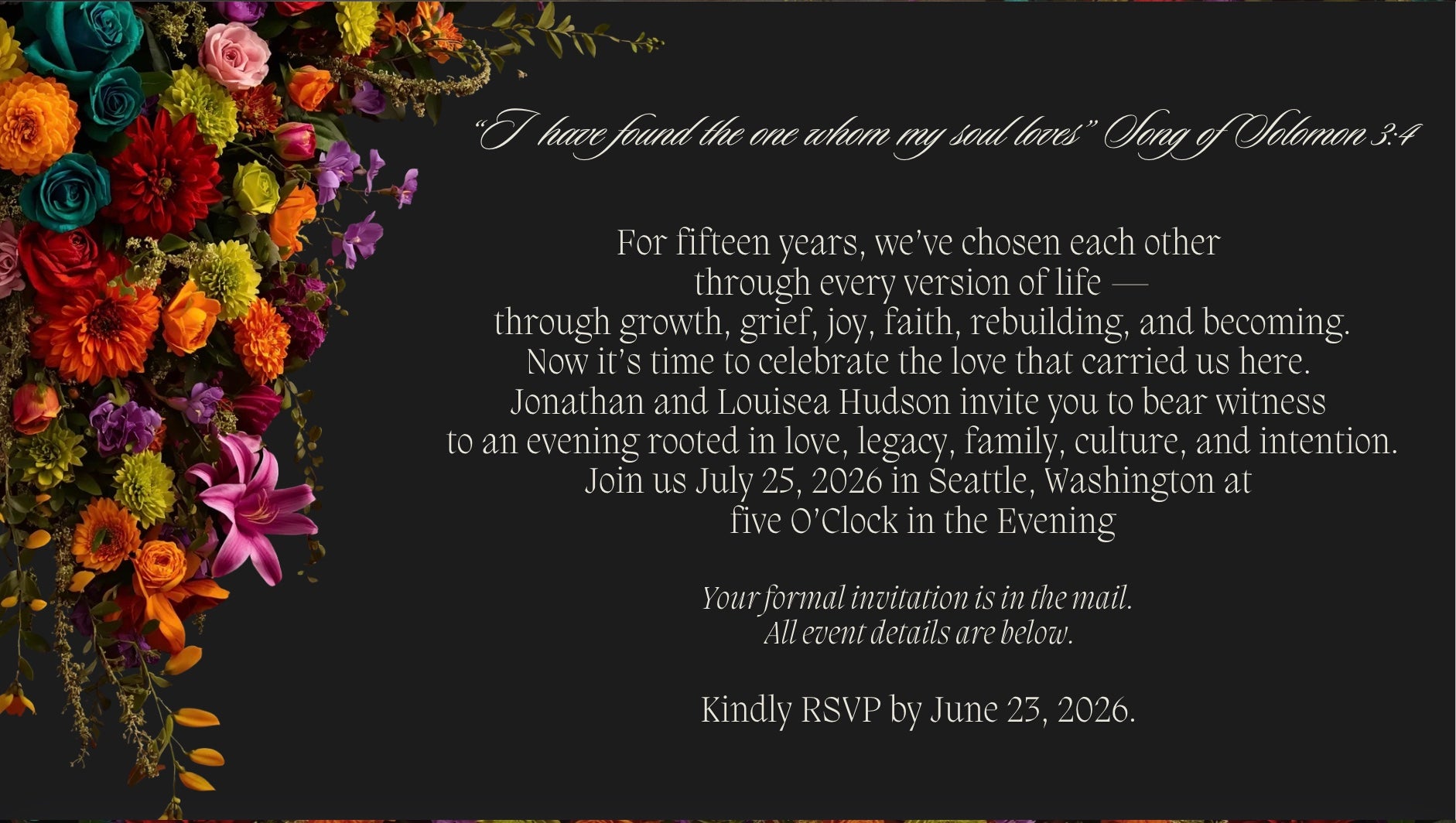Invitation Text